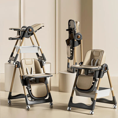 Chaise Haute Bébé Évolutive 8 en 1 : Sécurité, Confort et Polyvalence Ultimes
