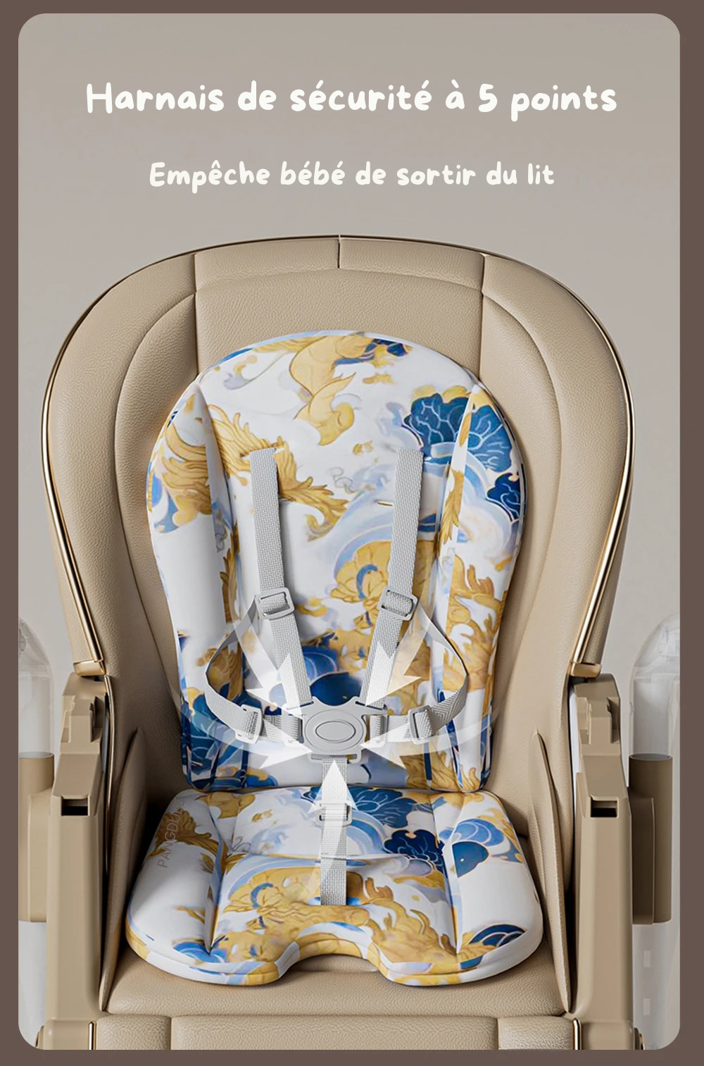 Chaise Haute Bébé 3-en-1 Évolutive : Le Siège Ultime de 0 à 6 Ans