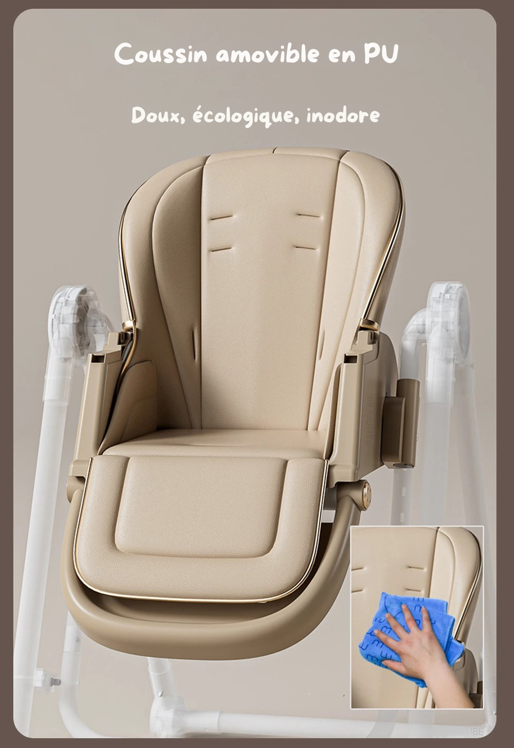 Chaise Haute Bébé 3-en-1 Évolutive : Le Siège Ultime de 0 à 6 Ans