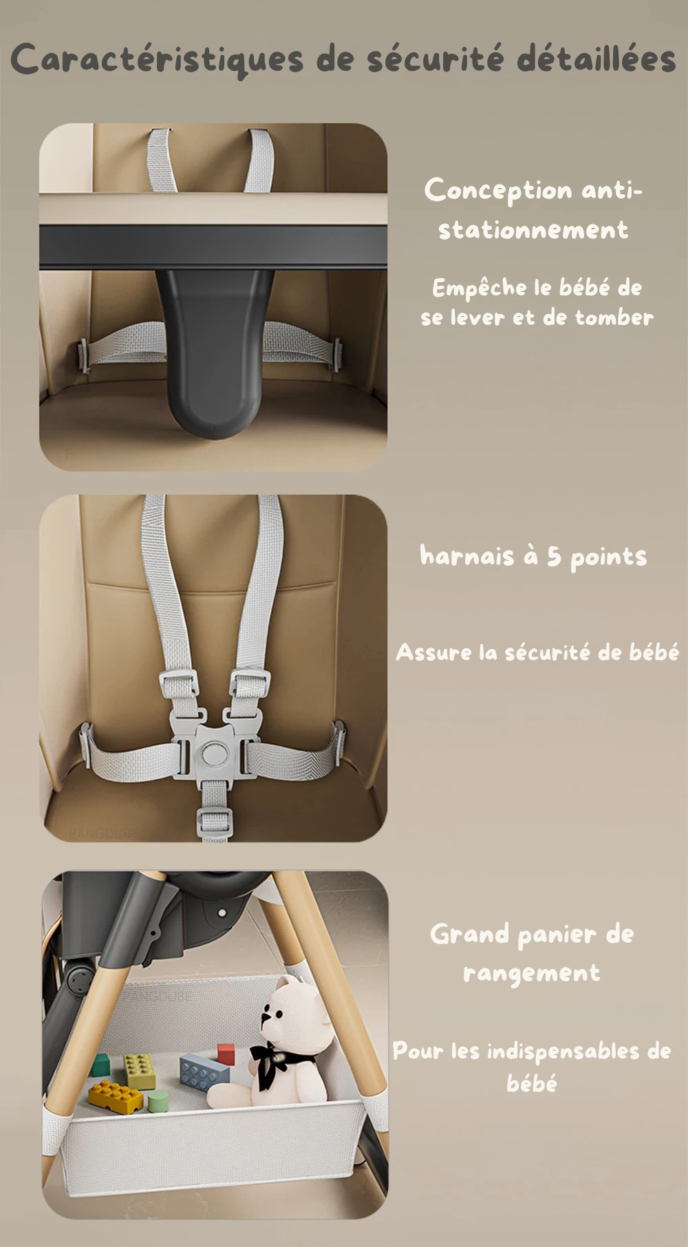 Chaise Haute Bébé Évolutive 8 en 1 : Sécurité, Confort et Polyvalence Ultimes