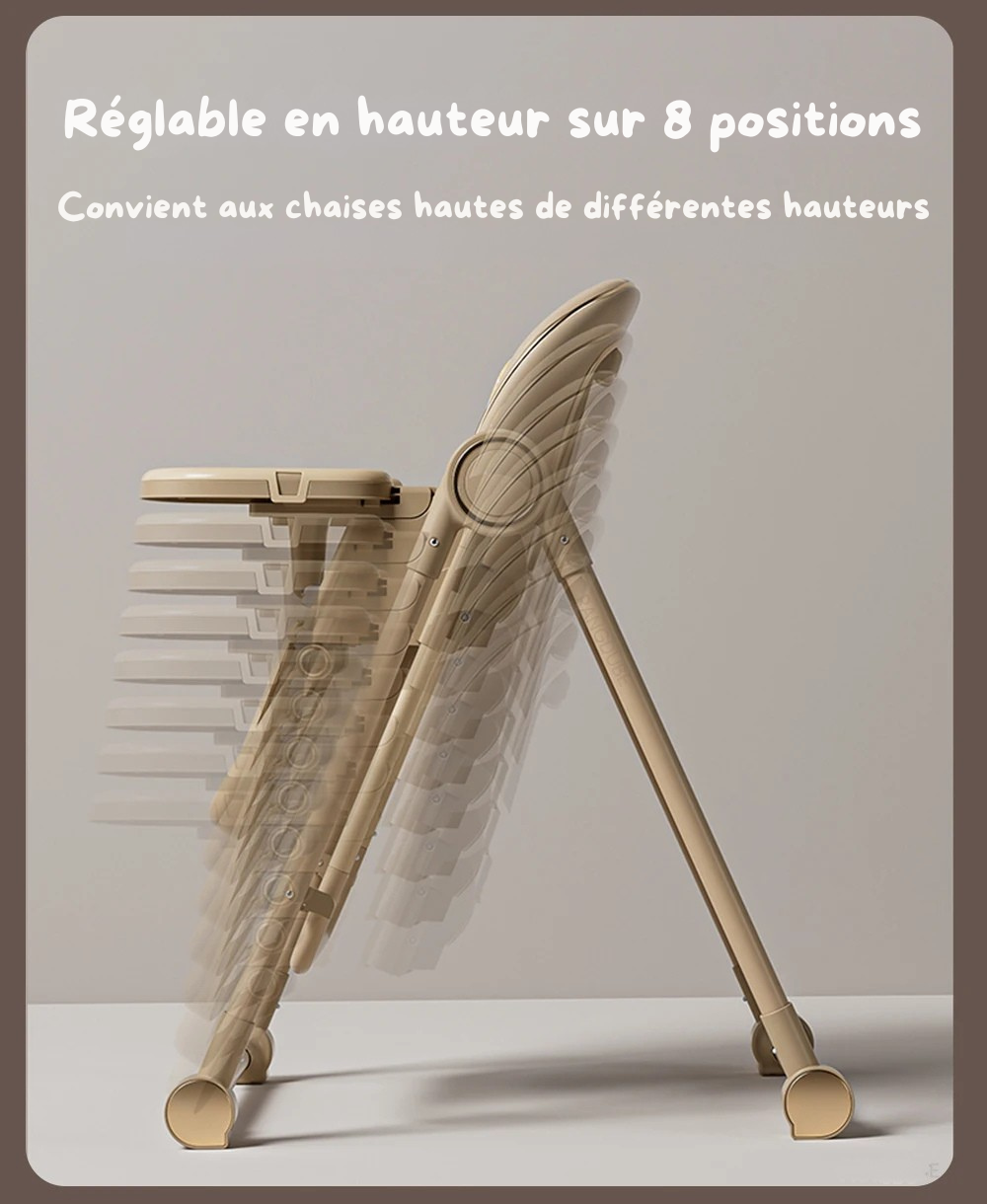 Chaise Haute Bébé 3-en-1 Évolutive : Le Siège Ultime de 0 à 6 Ans