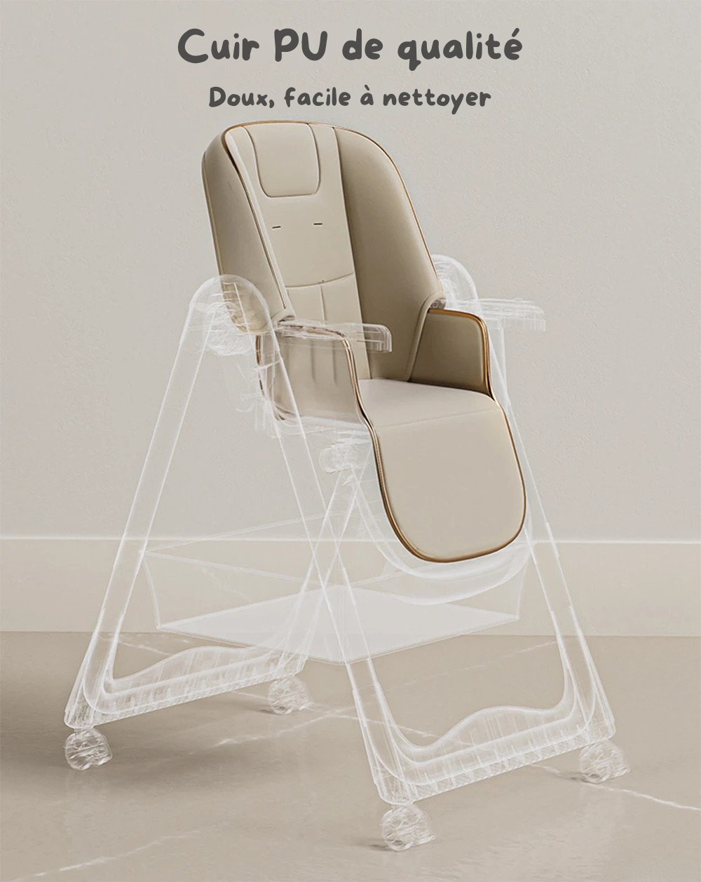 Chaise Haute Bébé Évolutive 8 en 1 : Sécurité, Confort et Polyvalence Ultimes