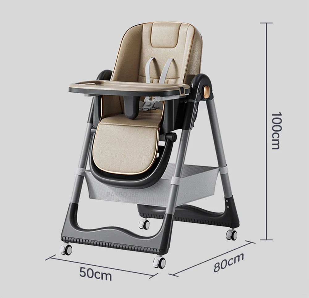 Chaise Haute Bébé Évolutive 8 en 1 : Sécurité, Confort et Polyvalence Ultimes