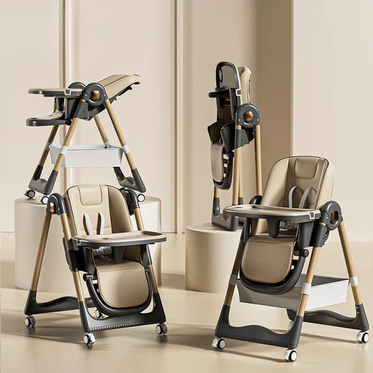 Chaise Haute Bébé Évolutive 8 en 1 : Sécurité, Confort et Polyvalence Ultimes