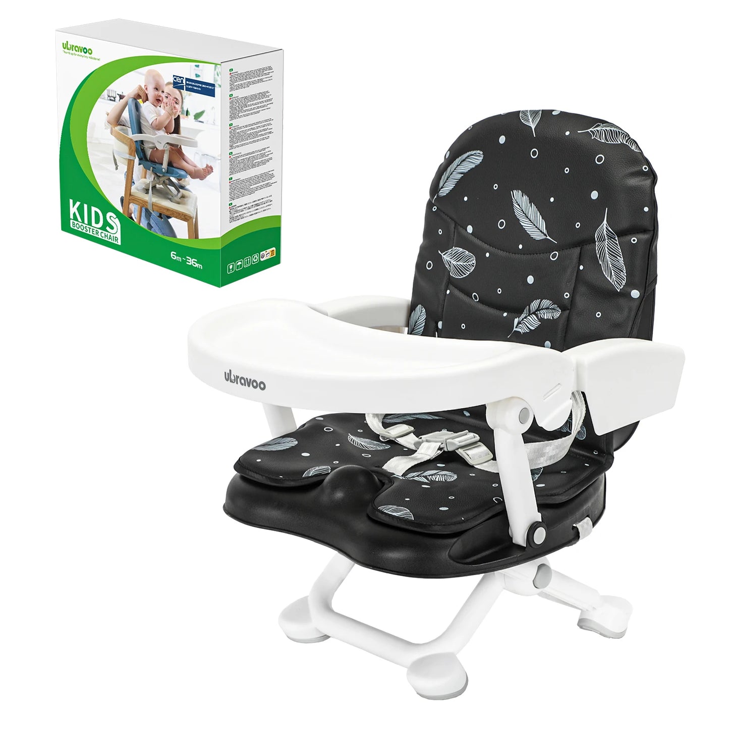 Chaise Haute Pliable à Fixer - Siège Bébé Universel pour 6 à 36 Mois