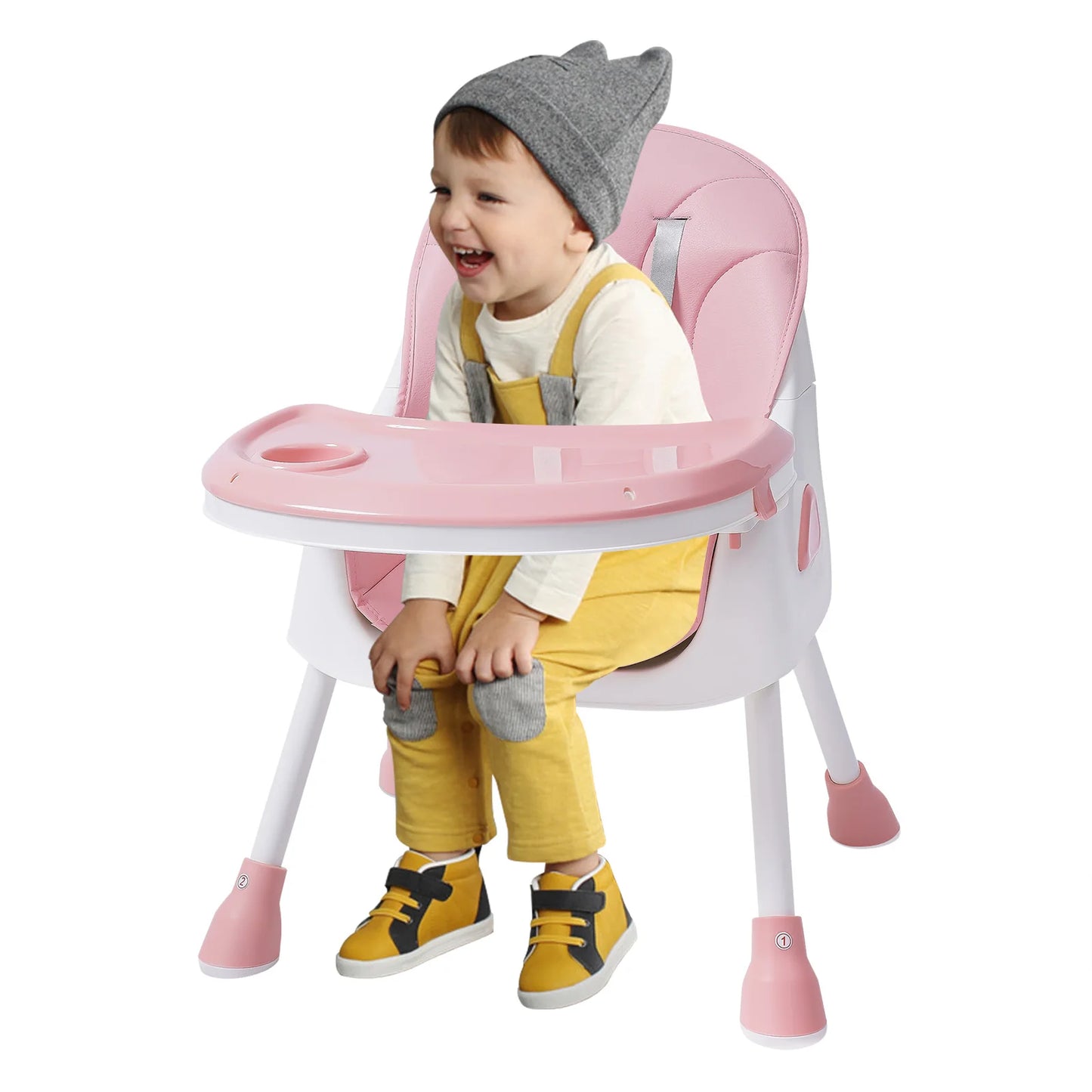 Chaise Haute Bébé Moderne - Hauteur Réglable 3 en 1 pour un Confort Optimal
